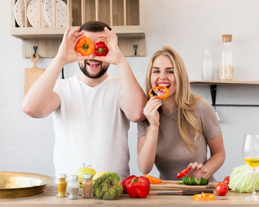 Natural rewards like eating nutritious food increasing dopamine moderately.