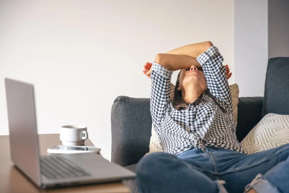 Exhaustion from the daily energy demands of staying sober.